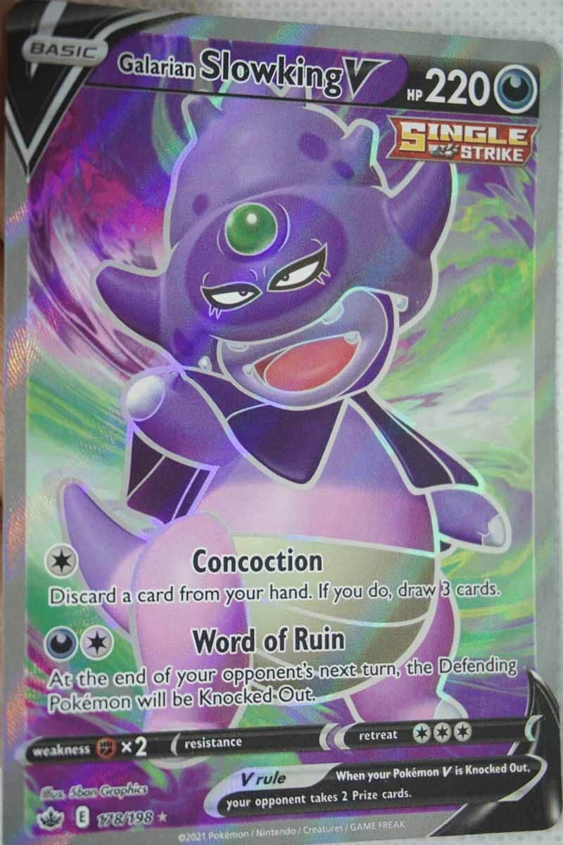 Galarian Slowking V 178/198 Full Art