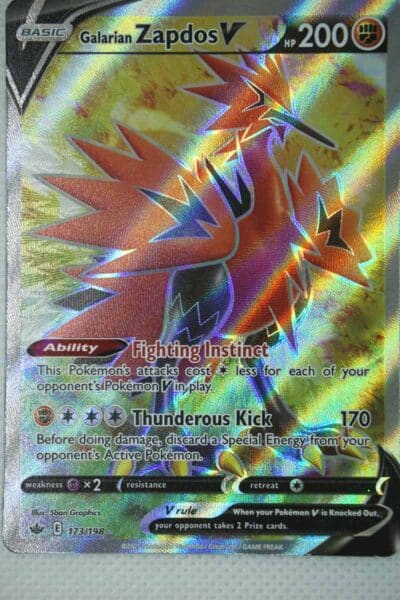 Galarian Zapdos V 173/198 Full Art