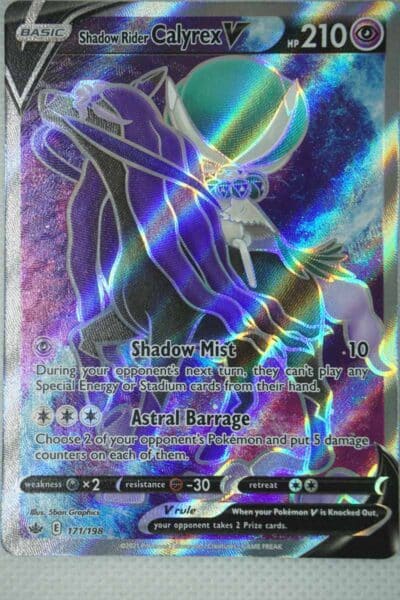 Shadow Rider Calyrex V 17/198 Full Art