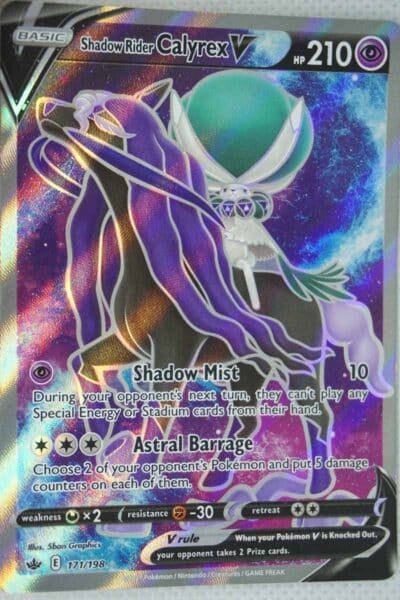 Shadow Rider Calyrex V 17/198 Full Art