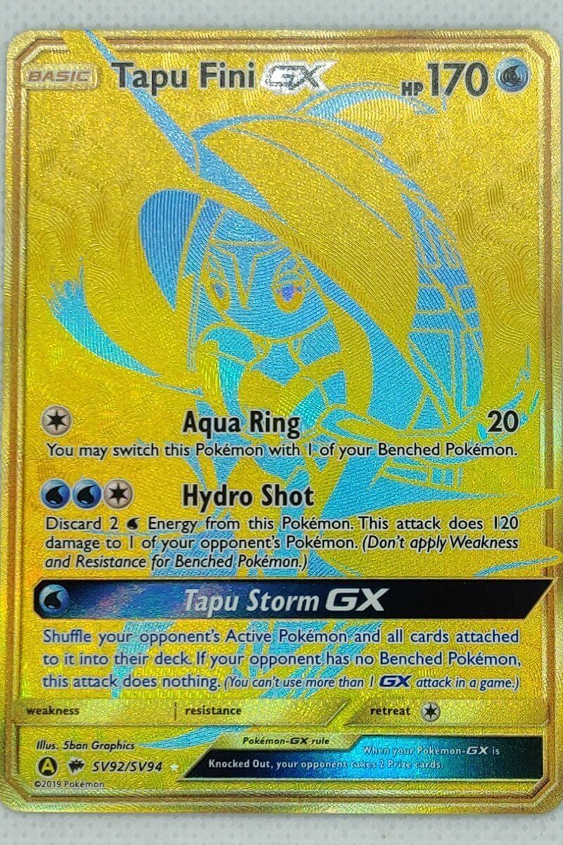 Tapu Fini GX SV92 / SV94 Gold Secret
