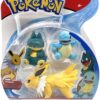 Jolteon, Squirtle och Munchlax figurer