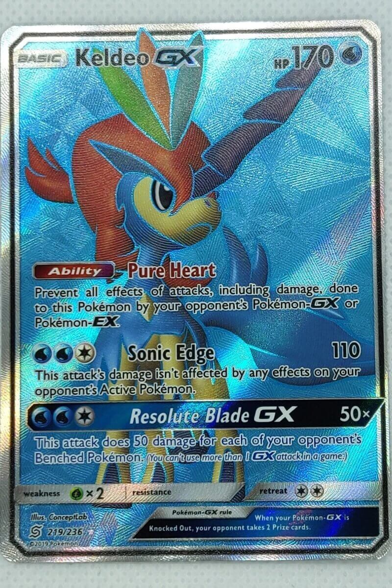 Keldeo GX 219/236 Full Art