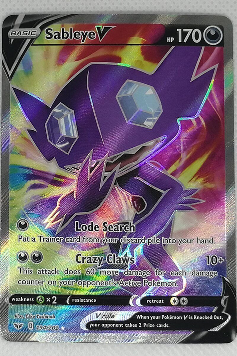 Sableye V 194/202 Full Art