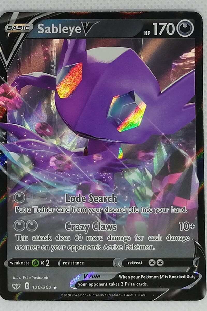 Pokémon Sableye V-kort