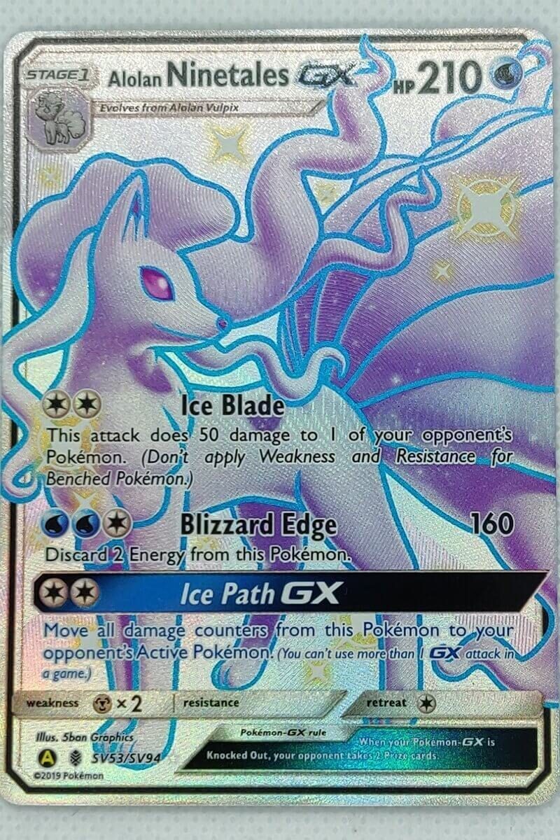 Shiny Alolan Ninetales GX SV53 / SV94