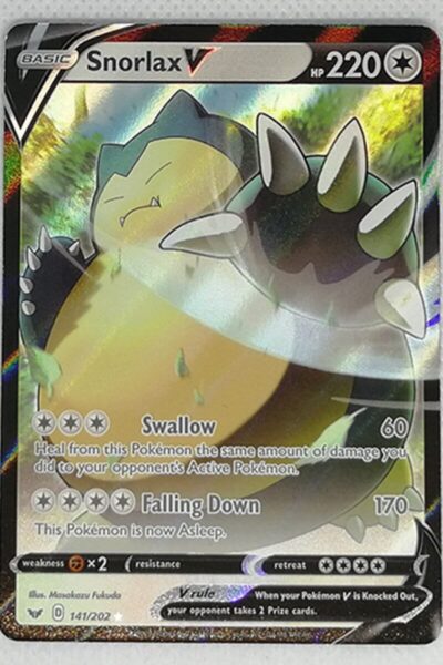 Pokémon Snorlax V-kort