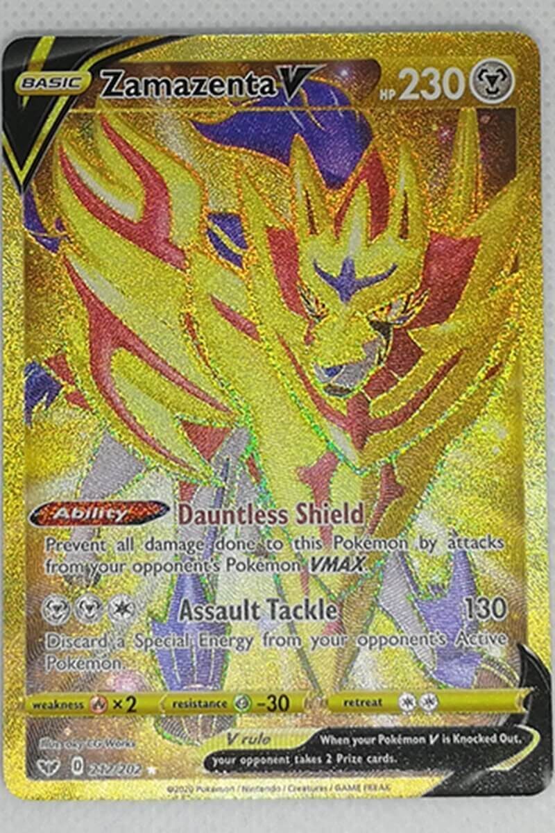 Zamazenta V 212/202 hypersällsynt guld