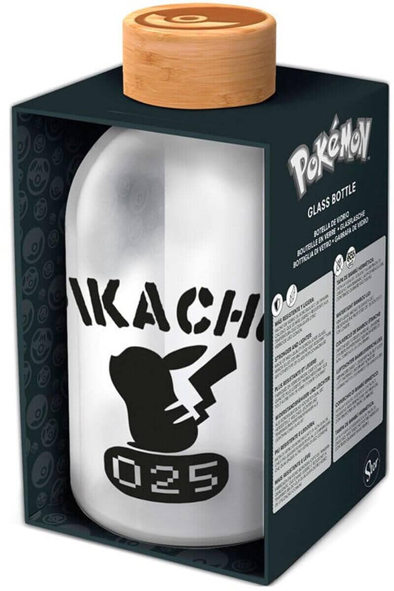 Pokemon Pikachu glasflaska
