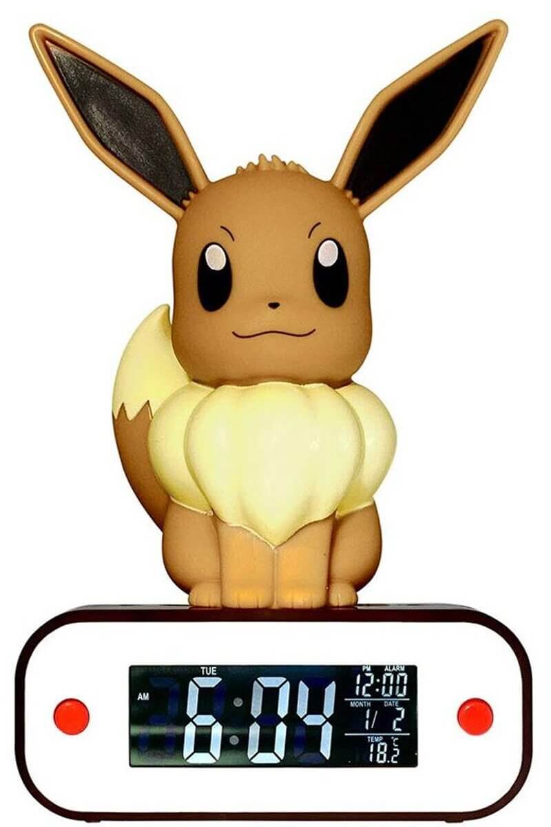 Eevee väckarklocka och lampa