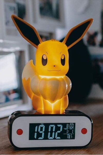 Eevee väckarklocka och lampa