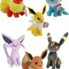 Eevee gosedjur med 5 utvecklingar