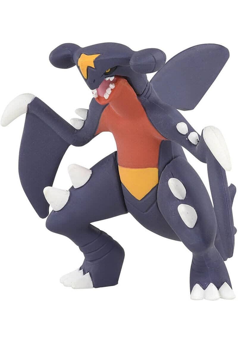 Liten japansk Garchomp-figur