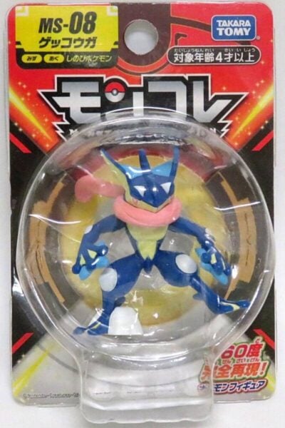 Liten japansk greninjafigur