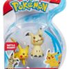 Mimikyu och Pikachu figurer