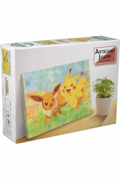 Konstnärligt Eevee & Pikachu-pussel