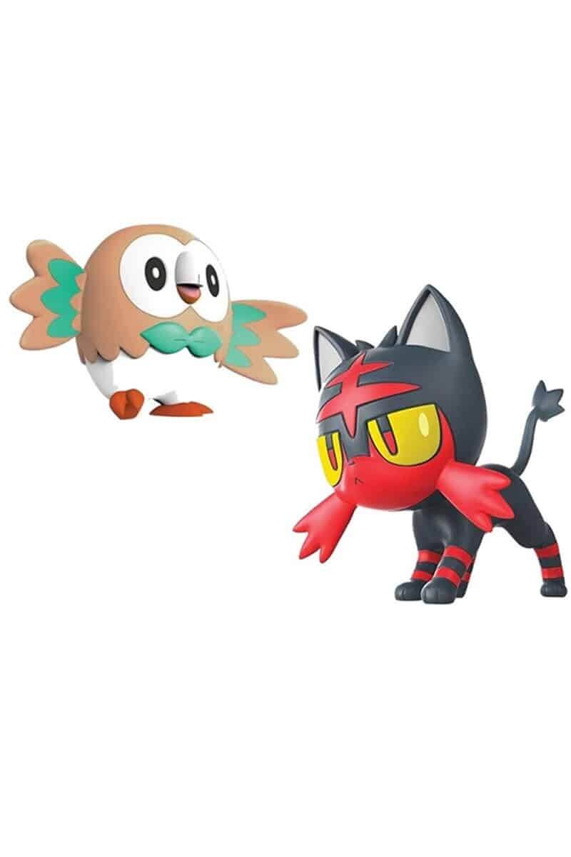 Rowlet och Litten figur