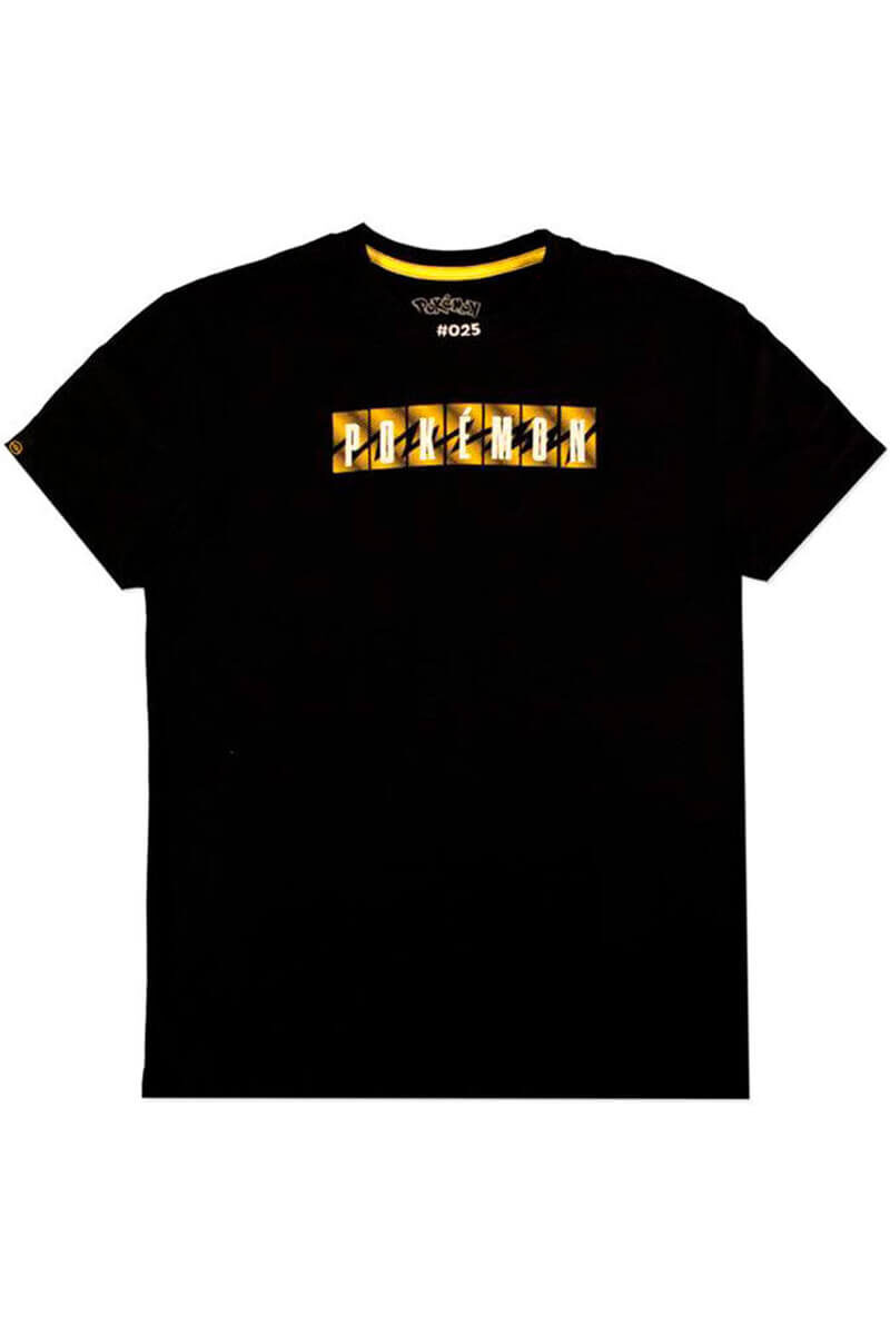 Pokemon Pikachu Sort T-shirt i liten