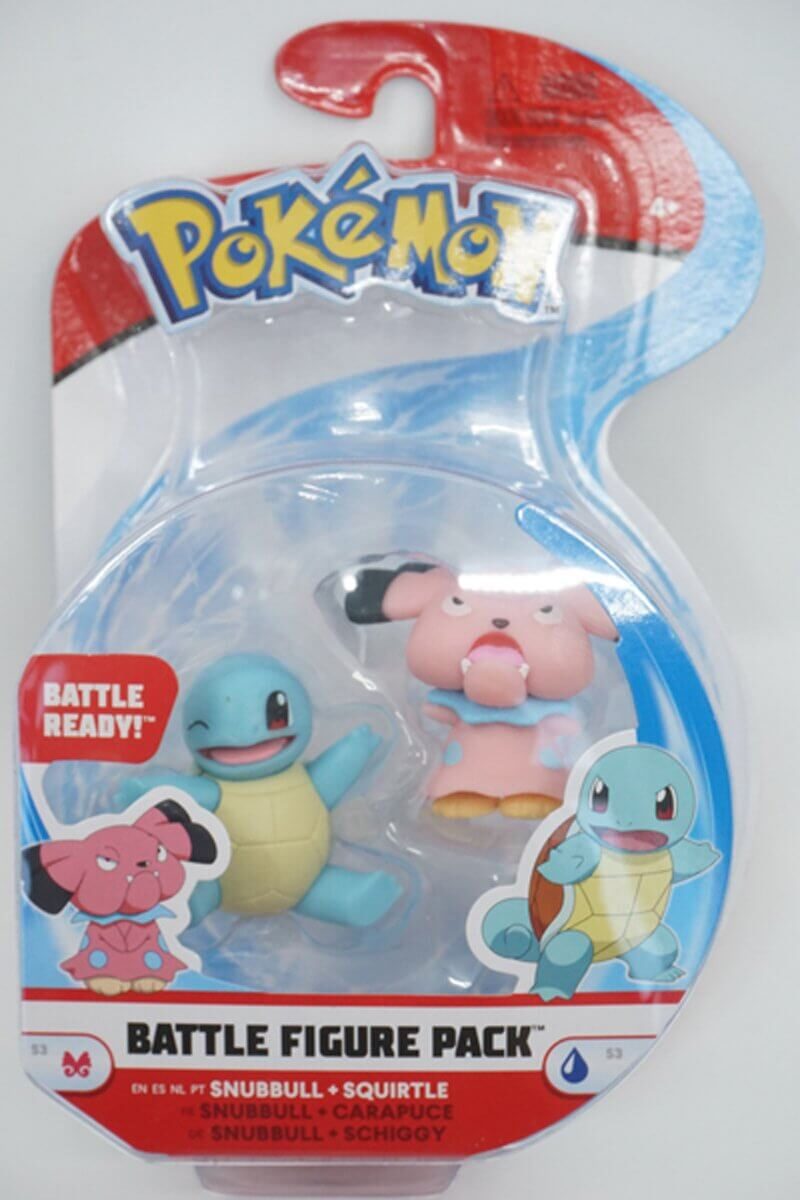 Snubbull och Squirtle figurer