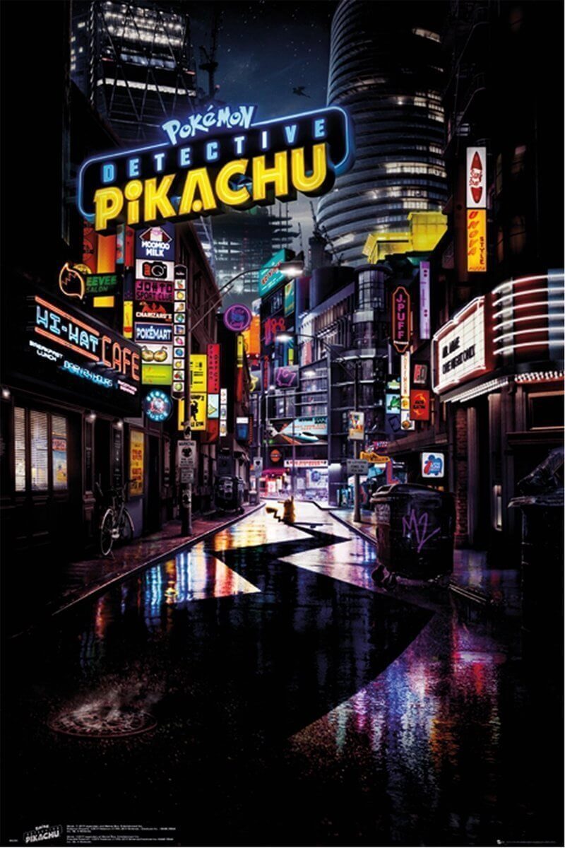 Detektiv Pikachu Ryme City poster