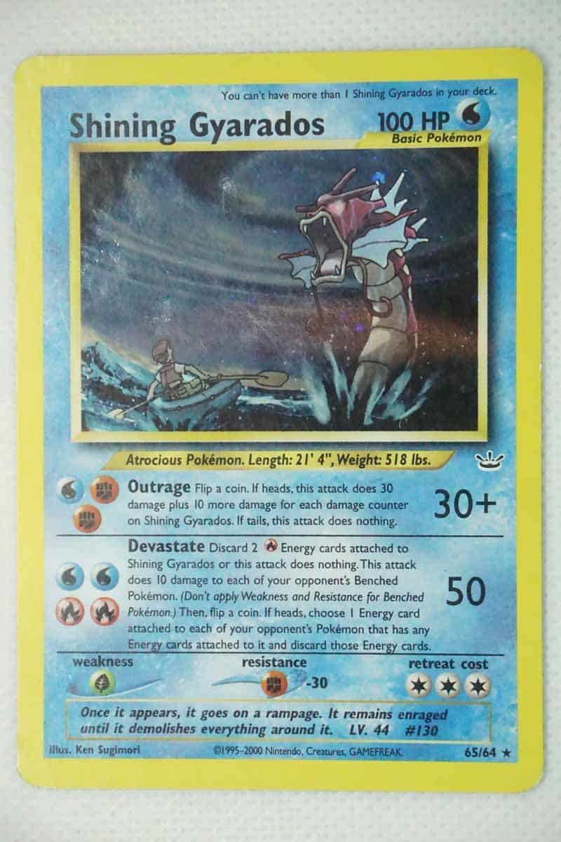 Shining Gyarados 65/64 Holo Rare