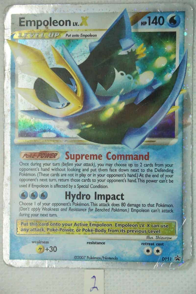 Empoleon LV.X DP11 använd 2