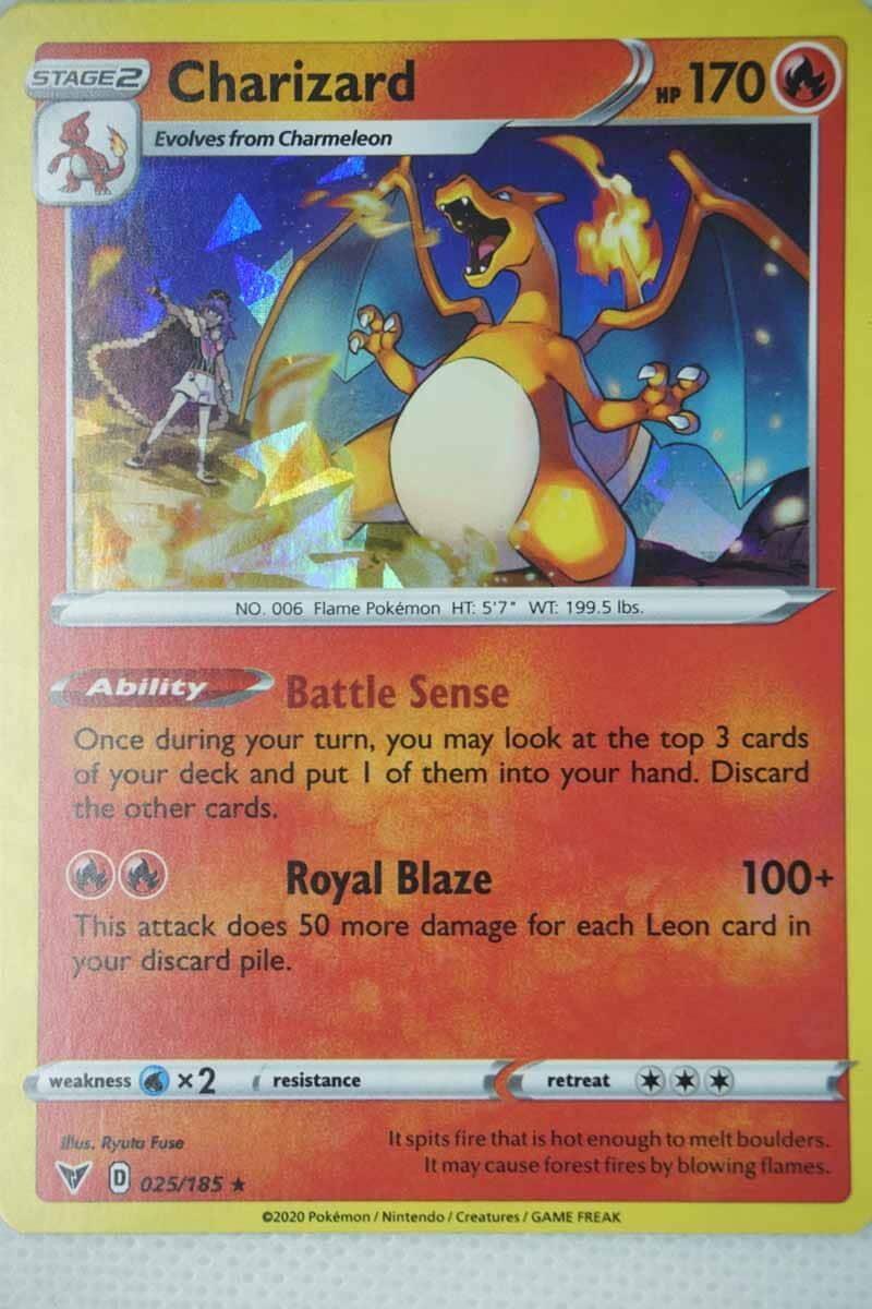 Charizard 025/185 Shattered Holo Rare