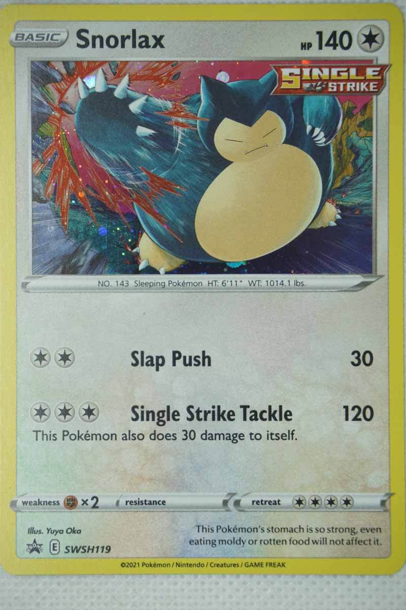 Pokemon Card - RONFLEX SWSH119 - Holo Promo - Sword & Shield - Near Mint