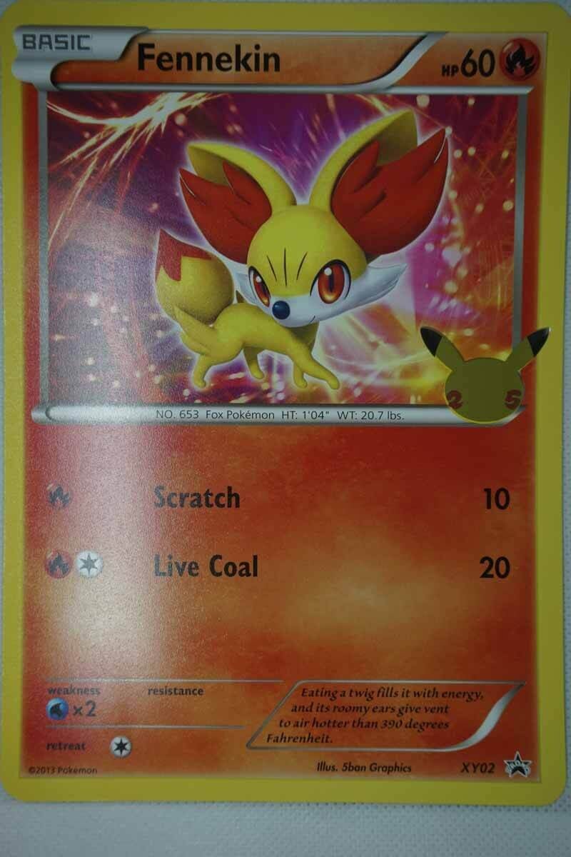 Fennekin XY02 25-årsjubileum Large