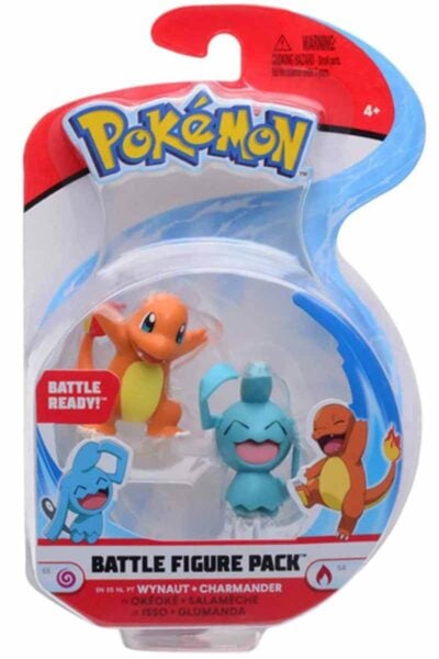 Charmander & Wynaut figurer