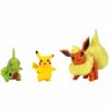 Flareon Tyranitar & Pikachu figurer