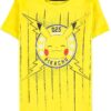 Gul Pikachu T-shirt i barnstorlekar