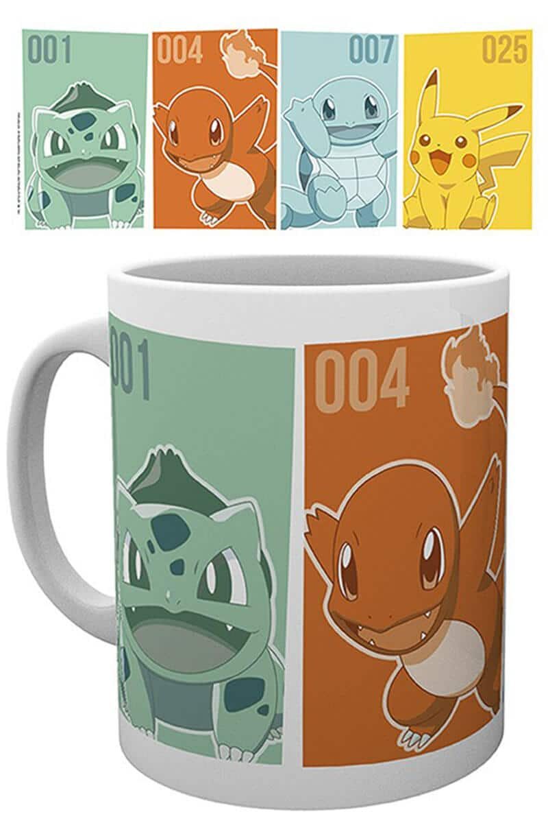 Mugg med populära Pokemons