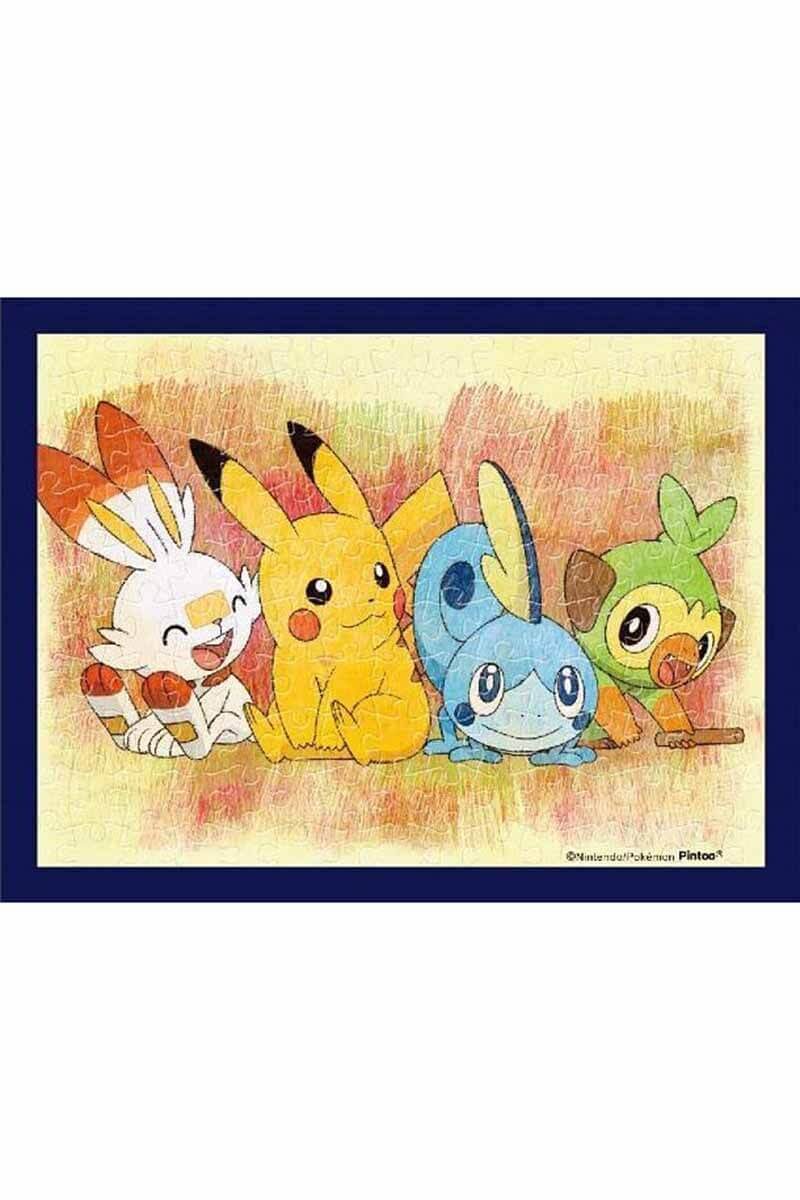 Litet pussel med Pikachu Scorbunny Sobble och Grookey