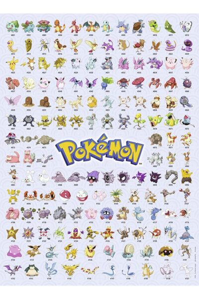 Pokemon Ravensburger Pussel med 500 bitar