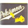 Svart Pokémon-plånbok med kontinuerlig Pikachu