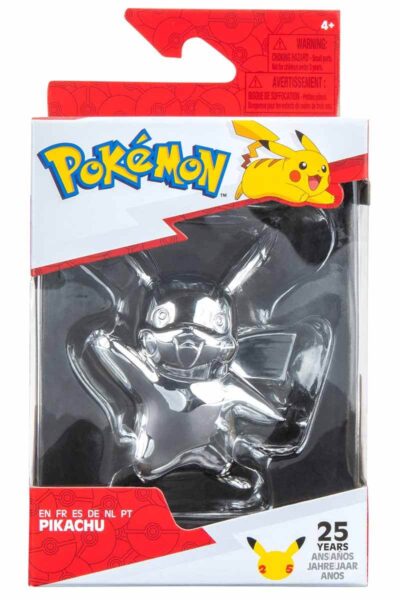 Pikachu 25-årsjubileum Silverfigur