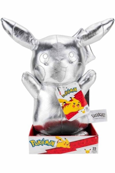Pikachu gosedjur i Silver 30 cm