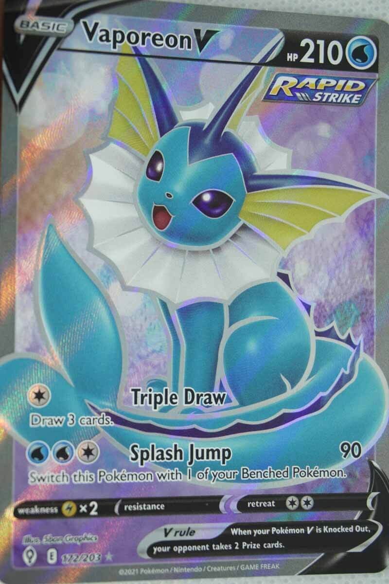 Suicune V 173/203 Full Art