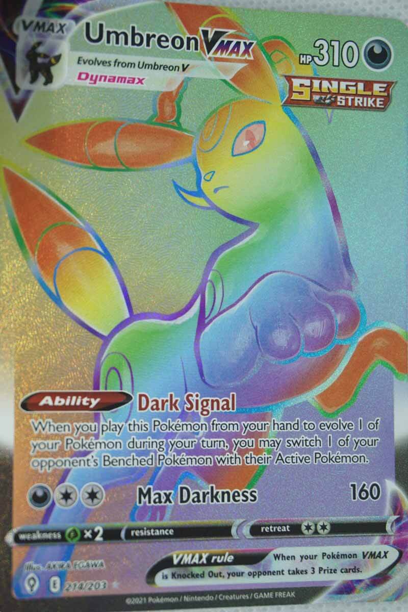 Umbreon VMAX 214 203 Hyper Rare Pocket Monster umbreon-vmax-214-203-hyper-rare-pocket-monster