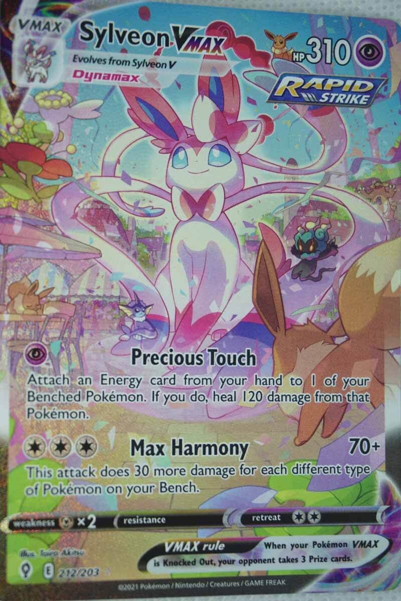 Sylveon VMAX 212/203 Alternativ konsthemlighet Sällsynt
