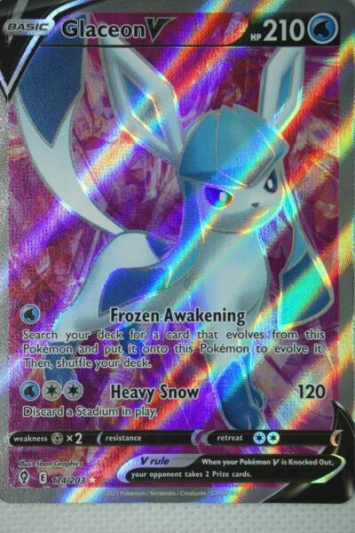Glaceon V 174/203 Full Art