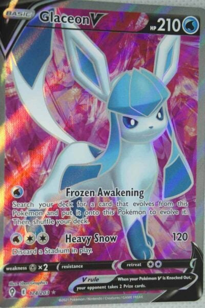 Glaceon V 174/203 Full Art