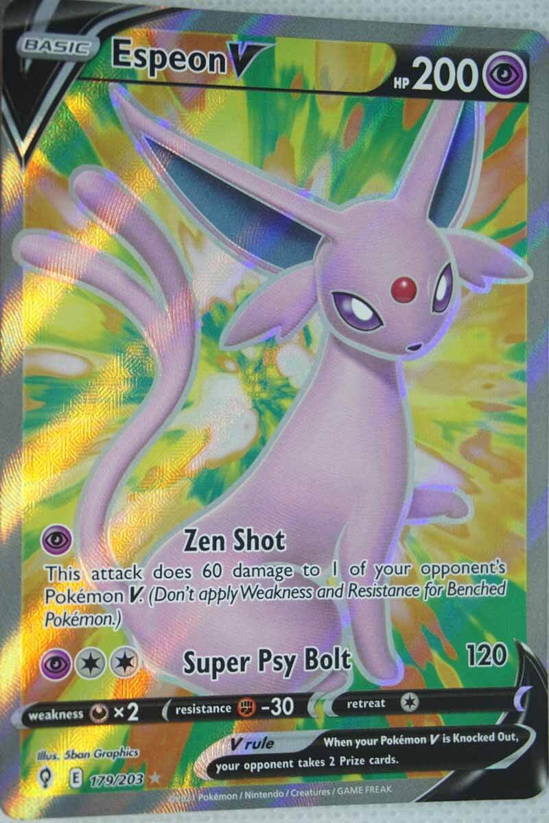 Espeon V 179/203 Full Art