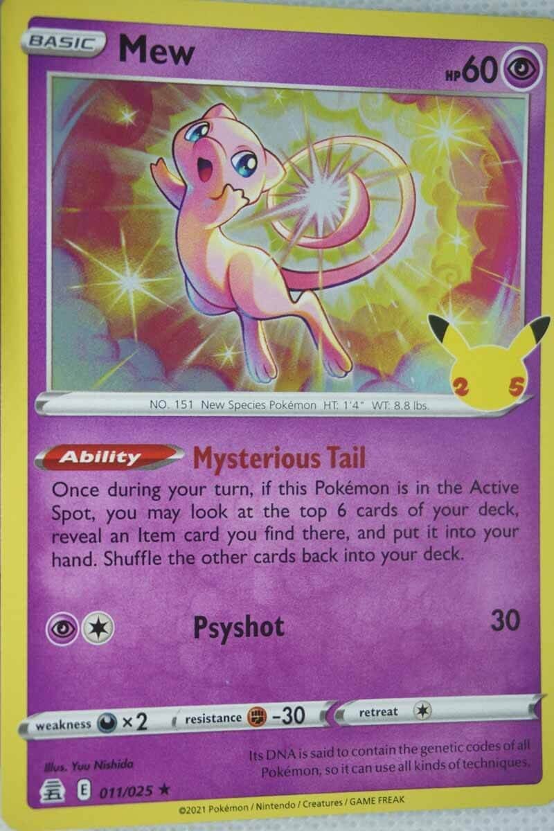 Mew 11/25 Holo Rare
