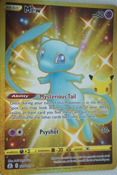 Mew 25/25 Gold Secret