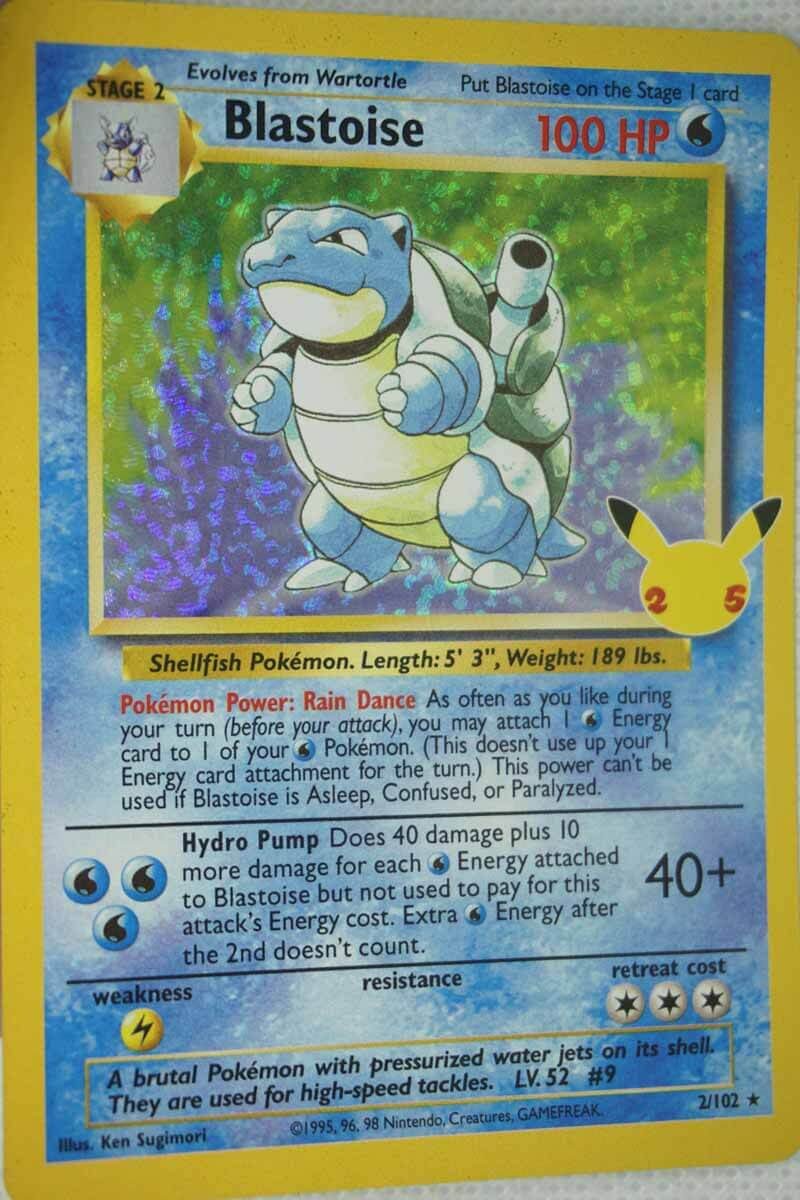 Blastoise 2/102 Holo Rare Classic Collection
