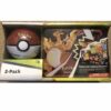 Samlarkista med Charizard och Pikachu + Poke Ball inkl 8 boosterpaket