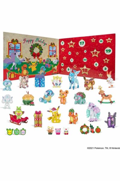 Pokémon Deluxe Julkalender 2021 med figurer och med ljus och ljud