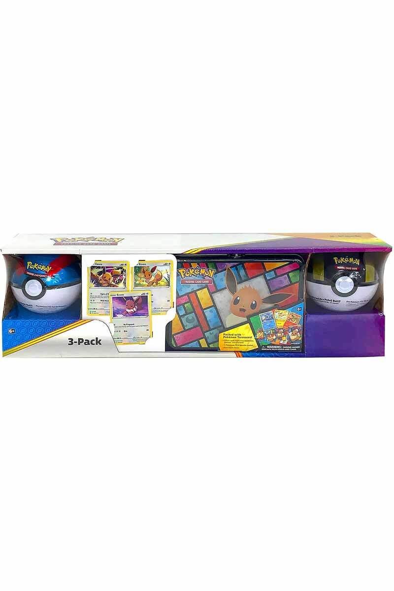 Eeveelution Collector kista med 2 Poke Balls inkl 11 Booster-paket